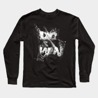 "Down" Typography Aesthetic Long Sleeve T-Shirt